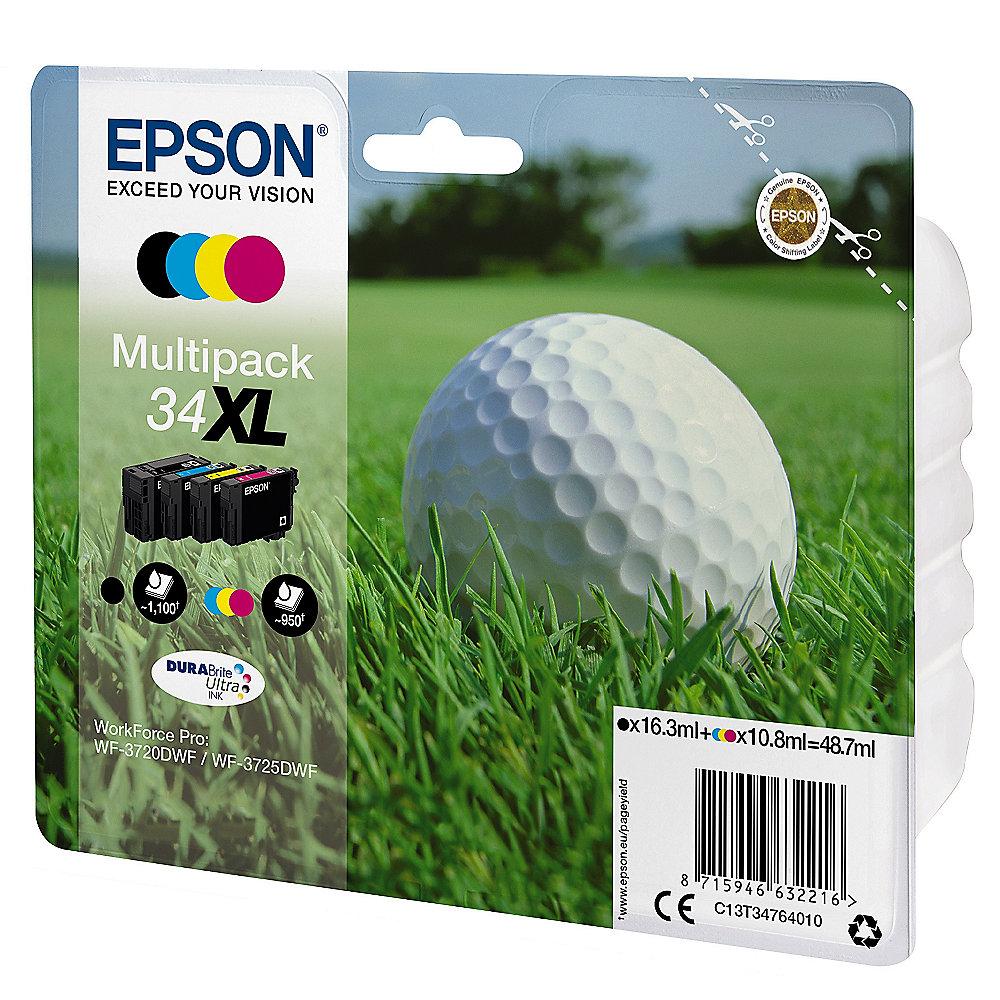 Epson C13T34764010 Tintenmultipack 34XL schwarz cyan gelb magenta
