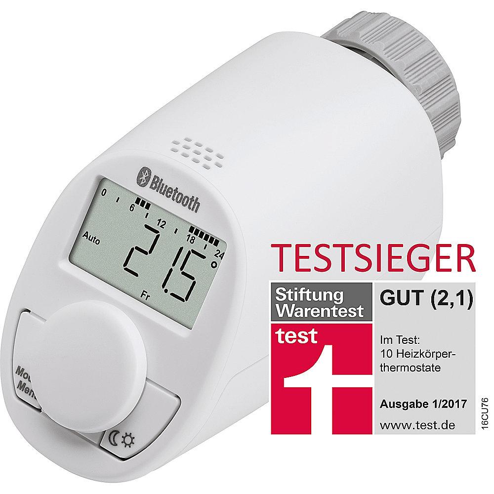 eqiva Bluetooth Smart Heizkörperthermostat mit Boostfunktion 141771, eqiva, Bluetooth, Smart, Heizkörperthermostat, Boostfunktion, 141771