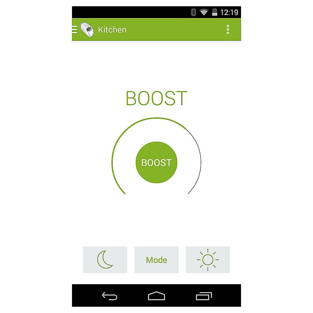 eqiva Bluetooth Smart Heizkörperthermostat mit Boostfunktion 141771