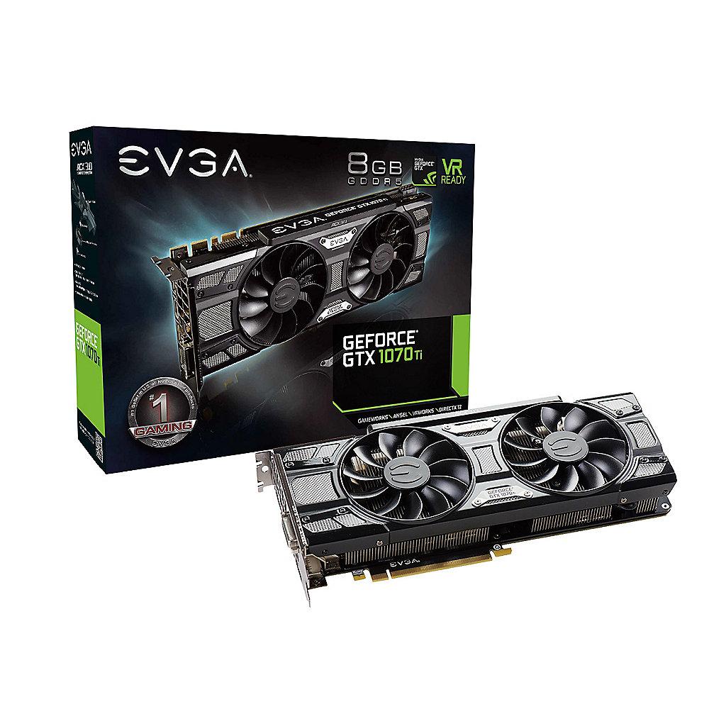 EVGA GeForce GTX 1070Ti SC Black 8GB GDDR5 DVI/HDMI/3xDP Grafikkarte