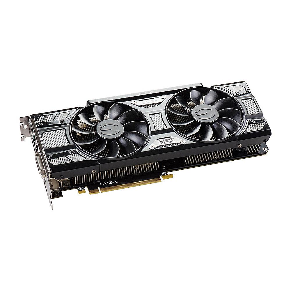 EVGA GeForce GTX 1070Ti SC Black 8GB GDDR5 DVI/HDMI/3xDP Grafikkarte