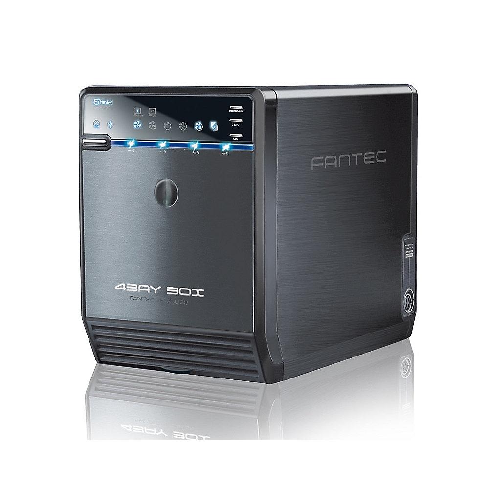 FANTEC QB-35US3R RAID 4-Bay 3,5 Zoll Gehäuse eSATA/USB3.0 - schwarz, FANTEC, QB-35US3R, RAID, 4-Bay, 3,5, Zoll, Gehäuse, eSATA/USB3.0, schwarz