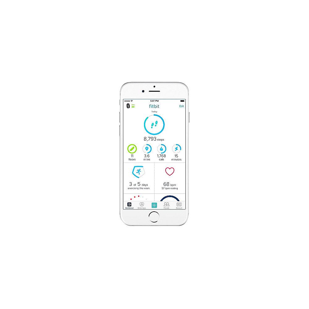 Fitbit Charge 3 Gesundheits- und Fitness-Tracker schwarz