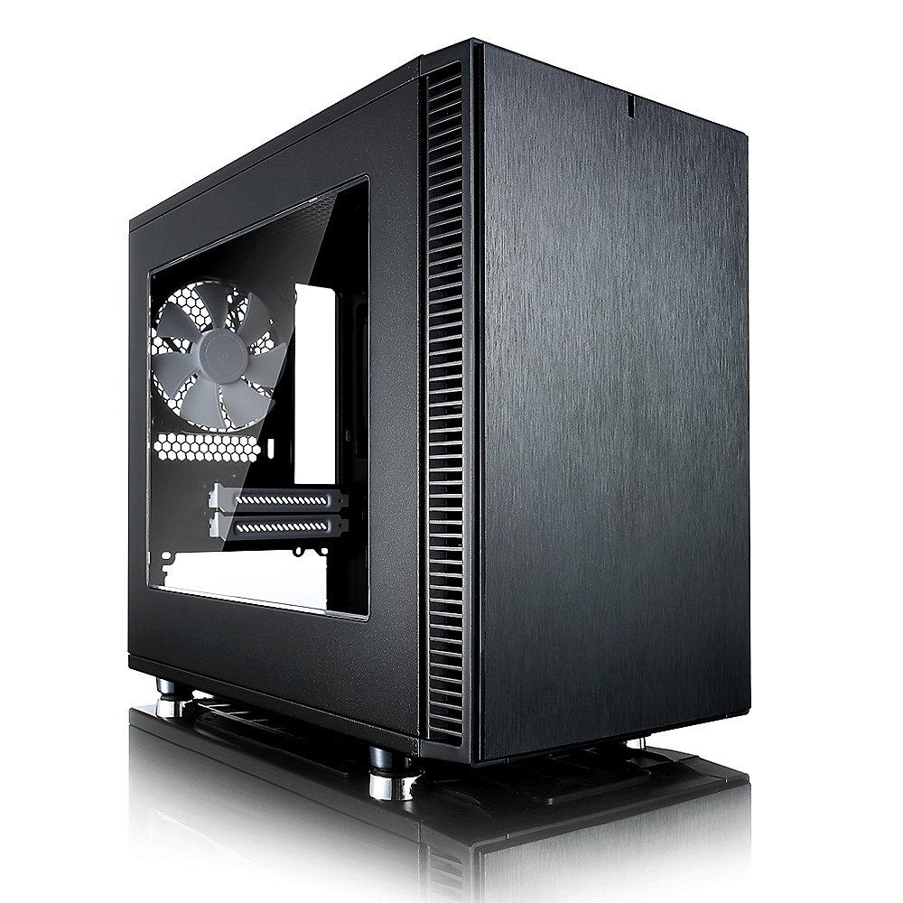 Fractal Design Define Nano S black ITX Gehäuse mit Seitenfenster USB3.0