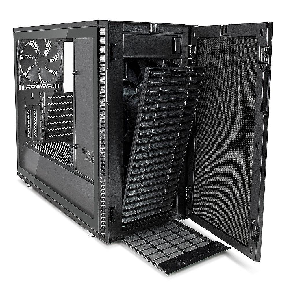 Fractal Design Define R6 Gunmetal ATX Gaming Gehäuse mit TG Seitenfenster