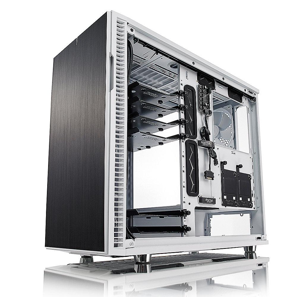 Fractal Design Define R6 Weiß ATX Gaming Gehäuse mit TG Seitenfenster