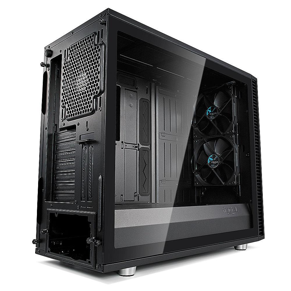 Fractal Design Define S2 USB-C Blackout TG ATX Gaming Gehäuse, schallgedämmt