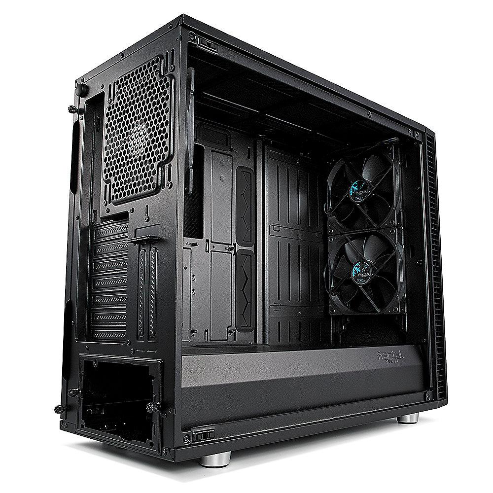 Fractal Design Define S2 USB-C Blackout TG ATX Gaming Gehäuse, schallgedämmt