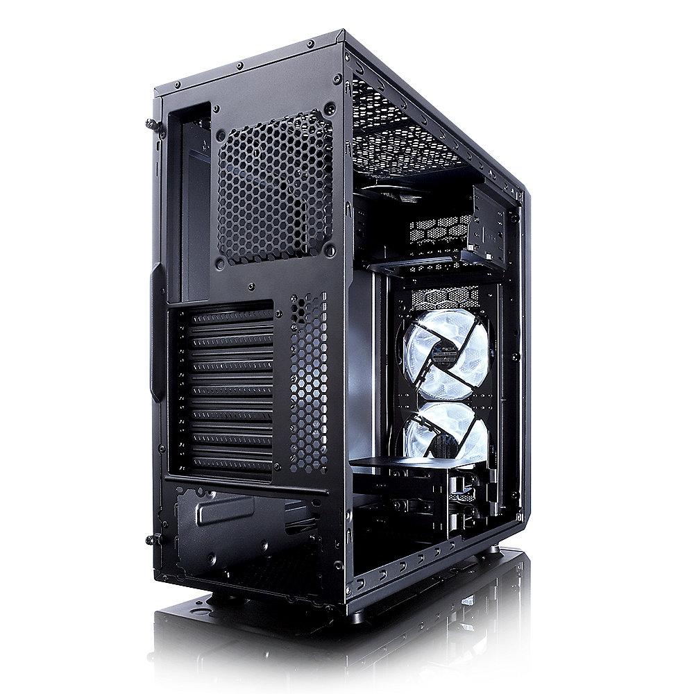 Fractal Design Focus G ATX Gaming Gehäuse mit Seitenfenster, schwarz