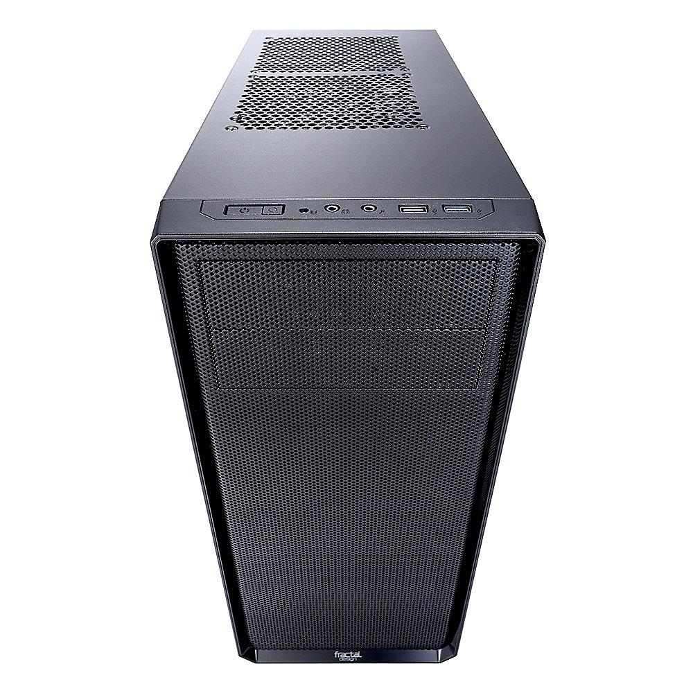 Fractal Design Focus G ATX Gaming Gehäuse mit Seitenfenster, schwarz