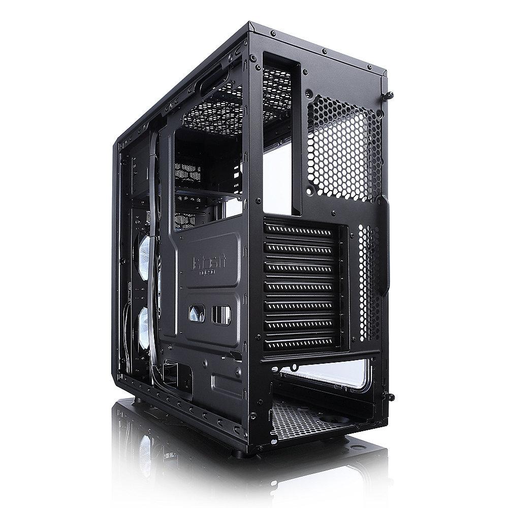 Fractal Design Focus G ATX Gaming Gehäuse mit Seitenfenster, schwarz