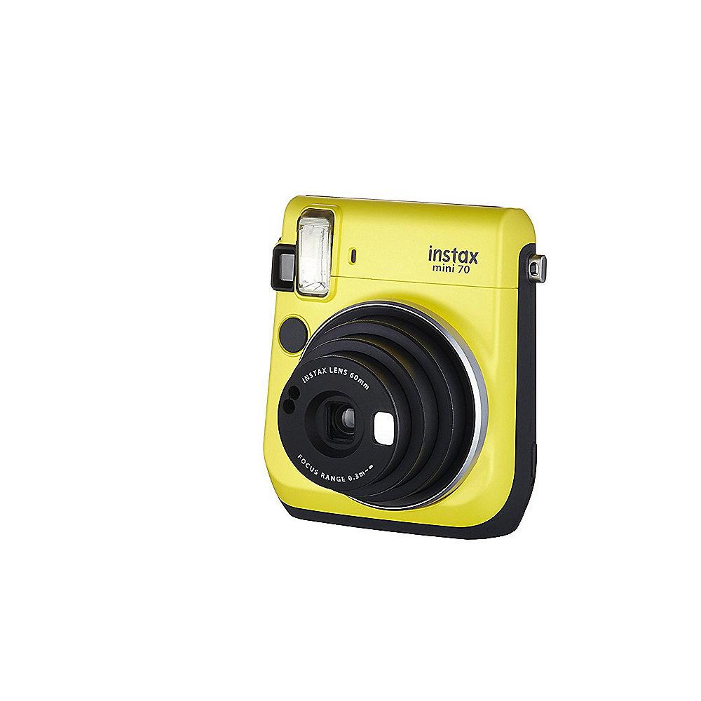 Fujifilm Instax Mini 70 Sofortbildkamera gelb, Fujifilm, Instax, Mini, 70, Sofortbildkamera, gelb