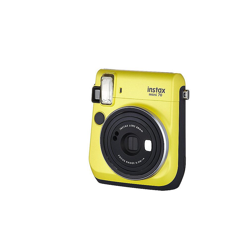 Fujifilm Instax Mini 70 Sofortbildkamera gelb, Fujifilm, Instax, Mini, 70, Sofortbildkamera, gelb