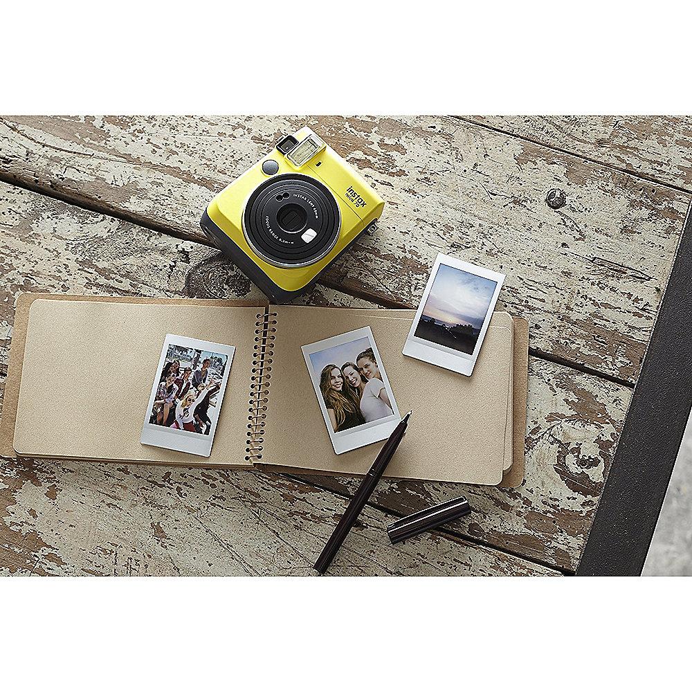 Fujifilm Instax Mini 70 Sofortbildkamera gelb