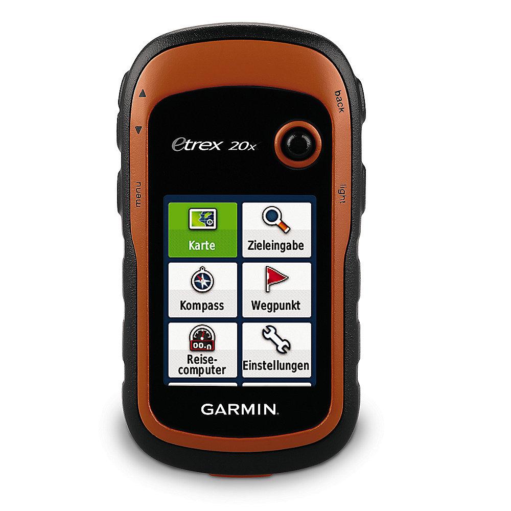 Garmin eTrex 20x Outdoor-Navigationsgerät mit TopoActive Westeuropa GPS/Glonass, Garmin, eTrex, 20x, Outdoor-Navigationsgerät, TopoActive, Westeuropa, GPS/Glonass