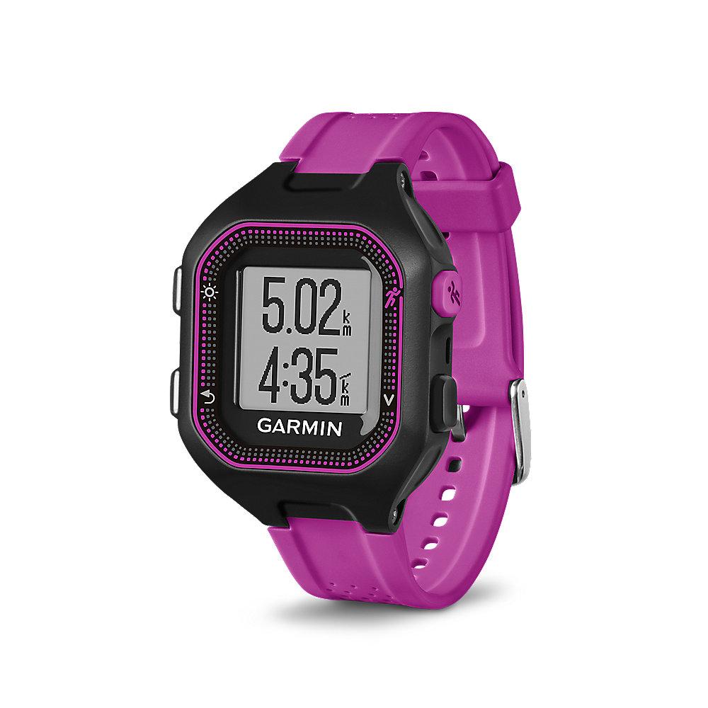 Garmin Forerunner 25 Fitnesstracker schwarz/violett