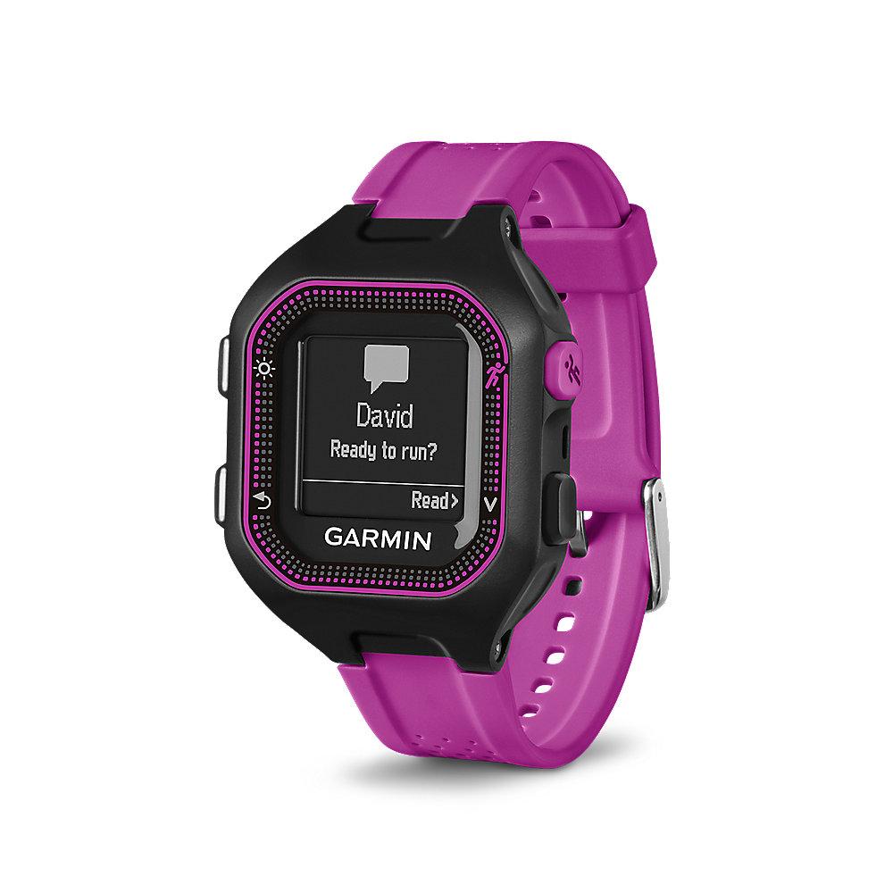 Garmin Forerunner 25 Fitnesstracker schwarz/violett