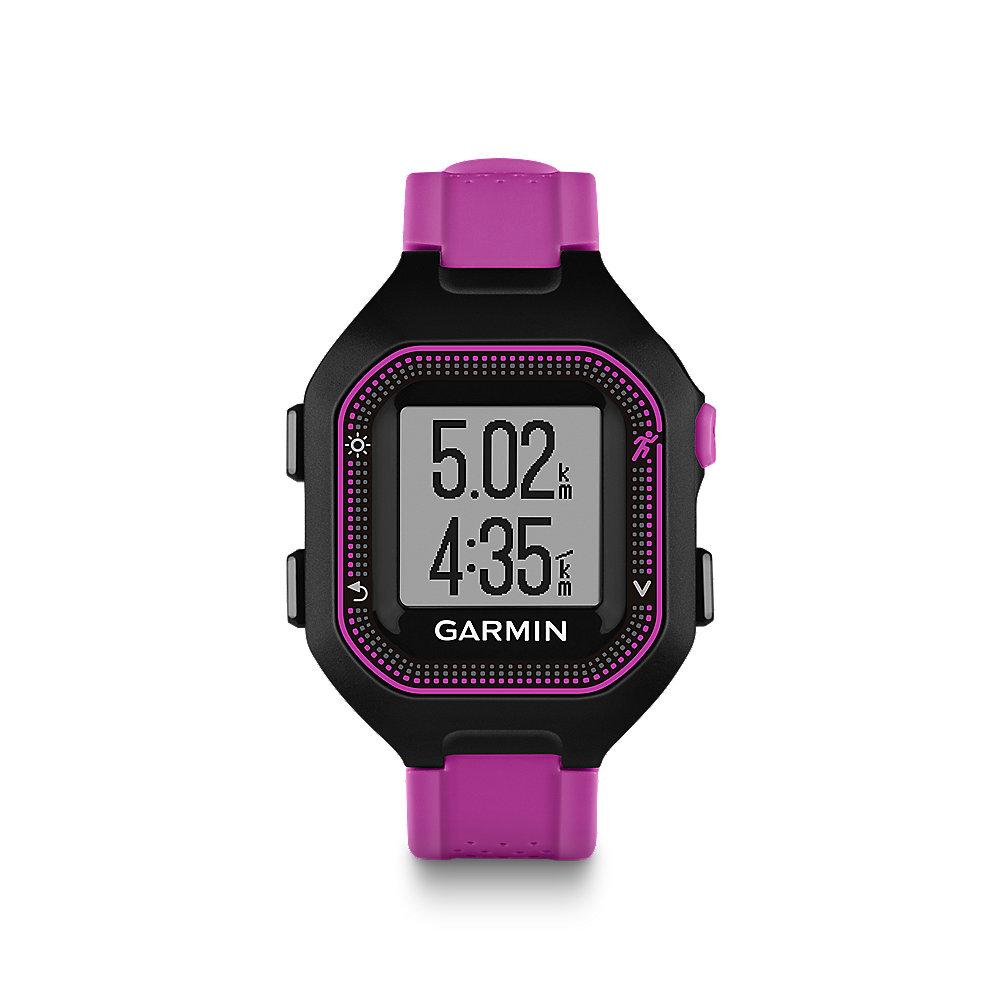 Garmin Forerunner 25 Fitnesstracker schwarz/violett