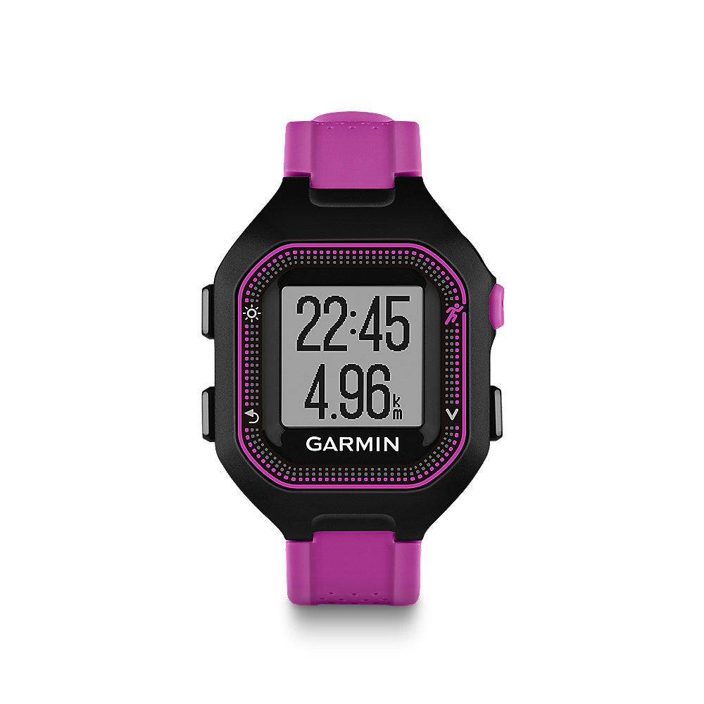 Garmin Forerunner 25 Fitnesstracker schwarz/violett