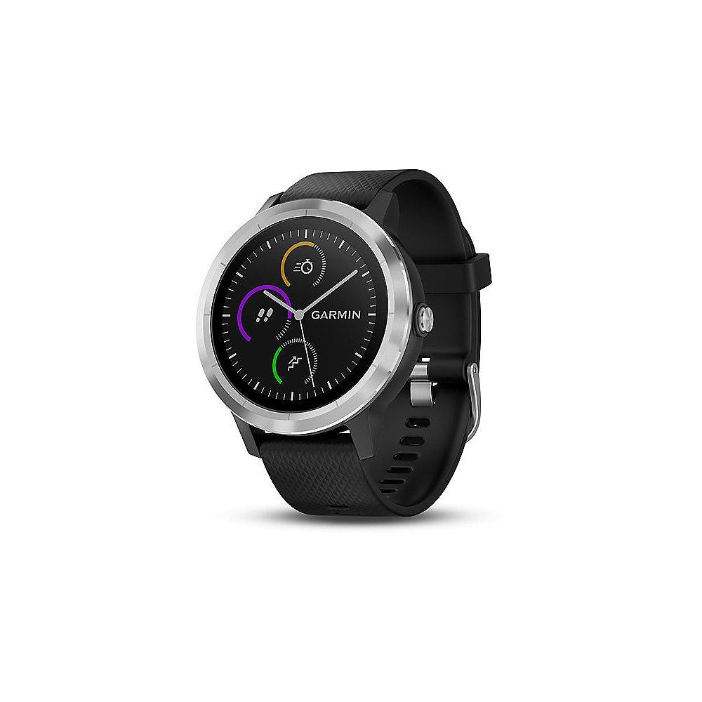 Garmin vivoactive 3 Smartwatch schwarz/silber, Garmin, vivoactive, 3, Smartwatch, schwarz/silber