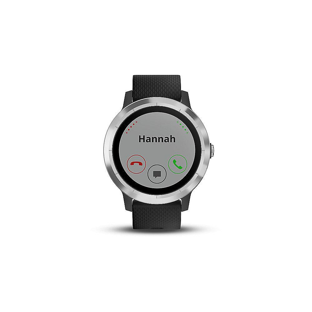Garmin vivoactive 3 Smartwatch schwarz/silber