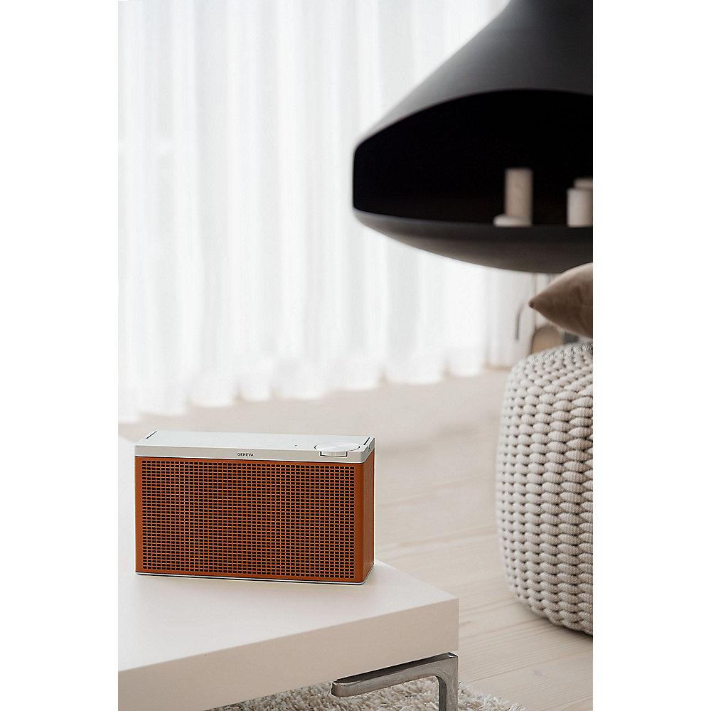 Geneva Touring/M Tragbarer Bluetooth HiFi Lautsprecher - cognac