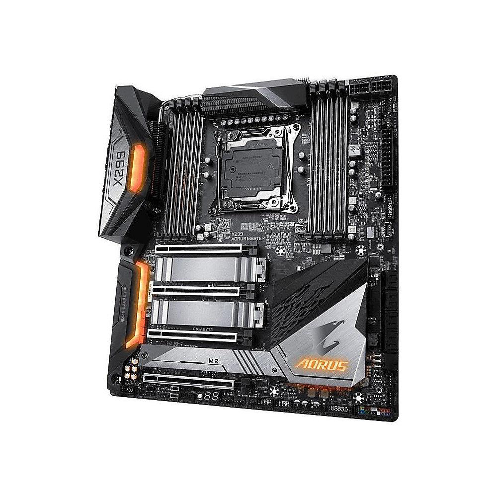 Gigabyte AORUS X299 Master EATX Mainboard 2066 USB3.1(TypC-Gen2)/LAN/3xM.2