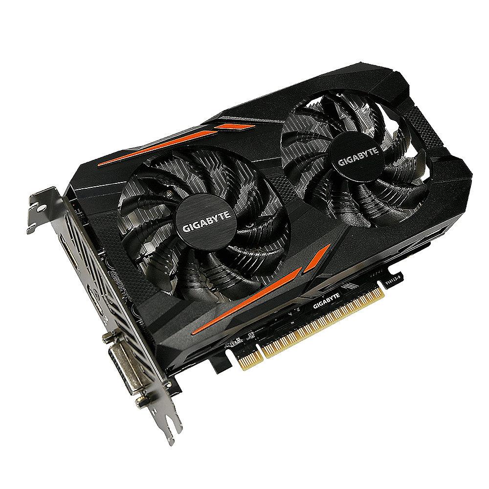 Gigabyte GeForce GTX 1050 OC 2GB GDDR5 Grafikkarte DVI/HDMI/DP