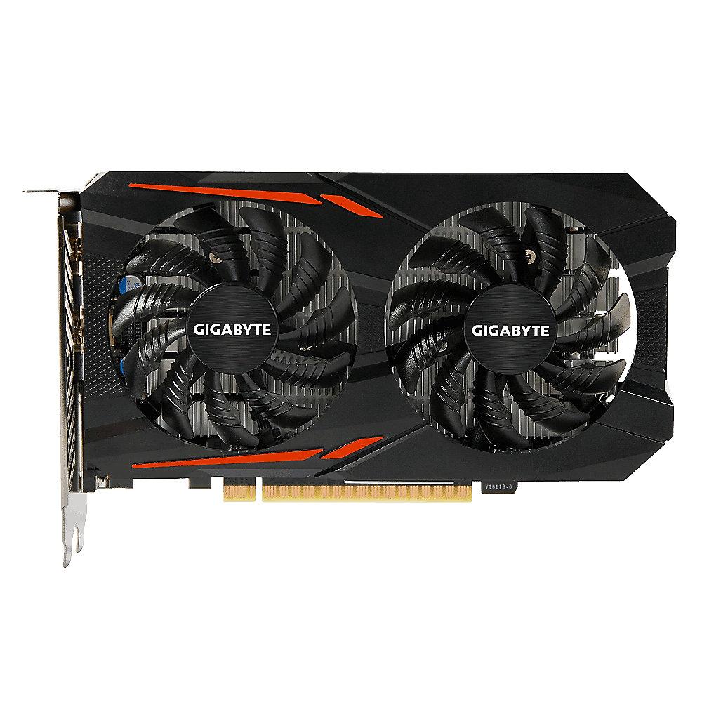 Gigabyte GeForce GTX 1050 OC 2GB GDDR5 Grafikkarte DVI/HDMI/DP