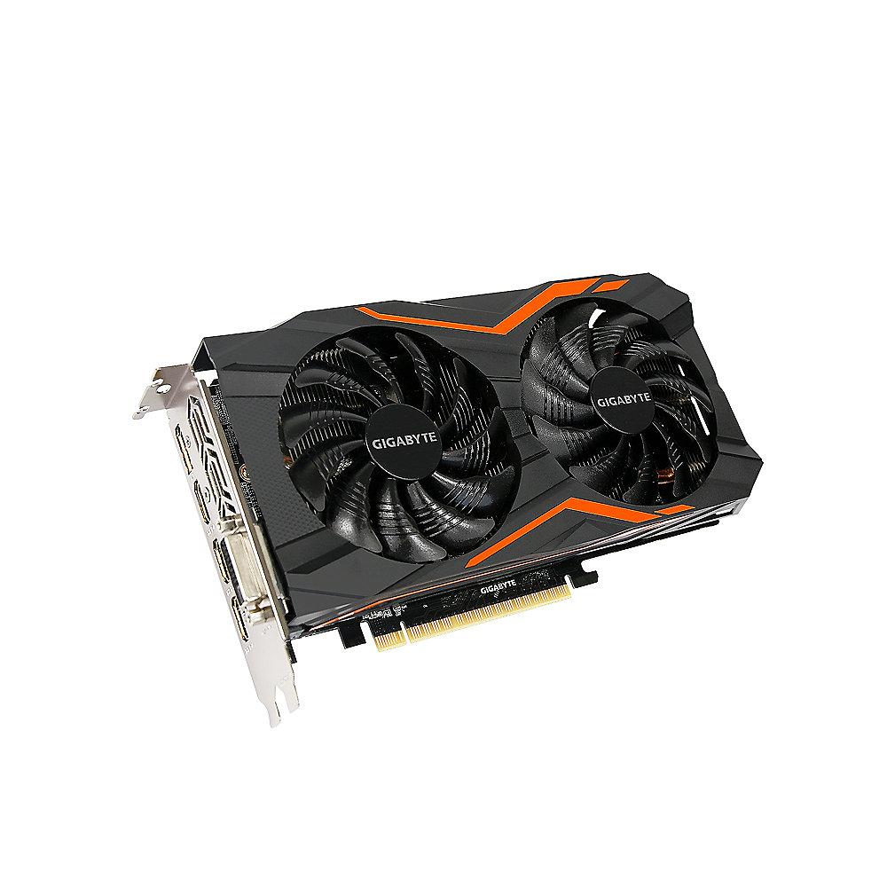Gigabyte GeForce GTX 1050Ti G1 Gaming 4GB GDDR5 Grafikkarte DVI/2xHDMI/2xDP