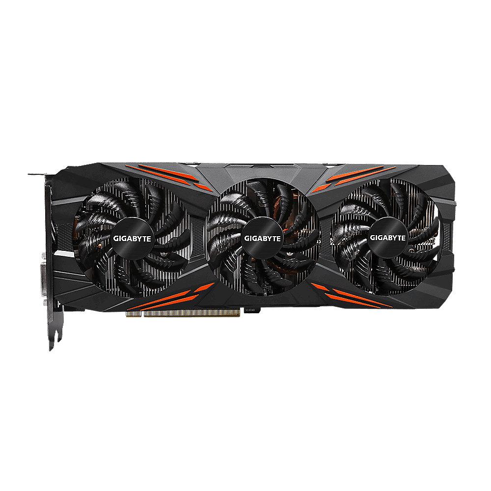 Gigabyte GeForce GTX 1070 G1 Gaming 8GB OC Rev2 GDDR5 Grafikkarte DVI/HDMI/3xDP