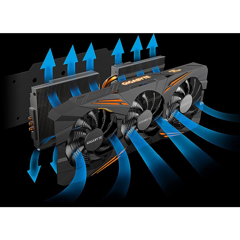 Gigabyte GeForce GTX 1070 G1 Gaming 8GB OC Rev2 GDDR5 Grafikkarte DVI/HDMI/3xDP