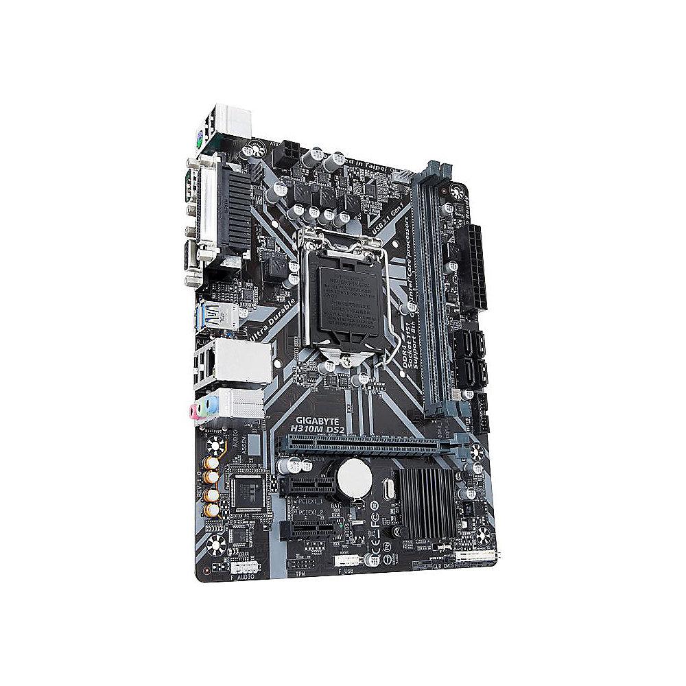 Gigabyte H310M DS2 mATX Mainboard 1151v2 (Coffee Lake), VGA, Seriell, Parallel