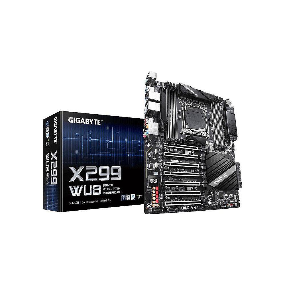 Gigabyte X299-WU8 (Basin Fall) EATX Sockel 2066 2x GL/USB3.1(Gen2 Typ C)/M.2