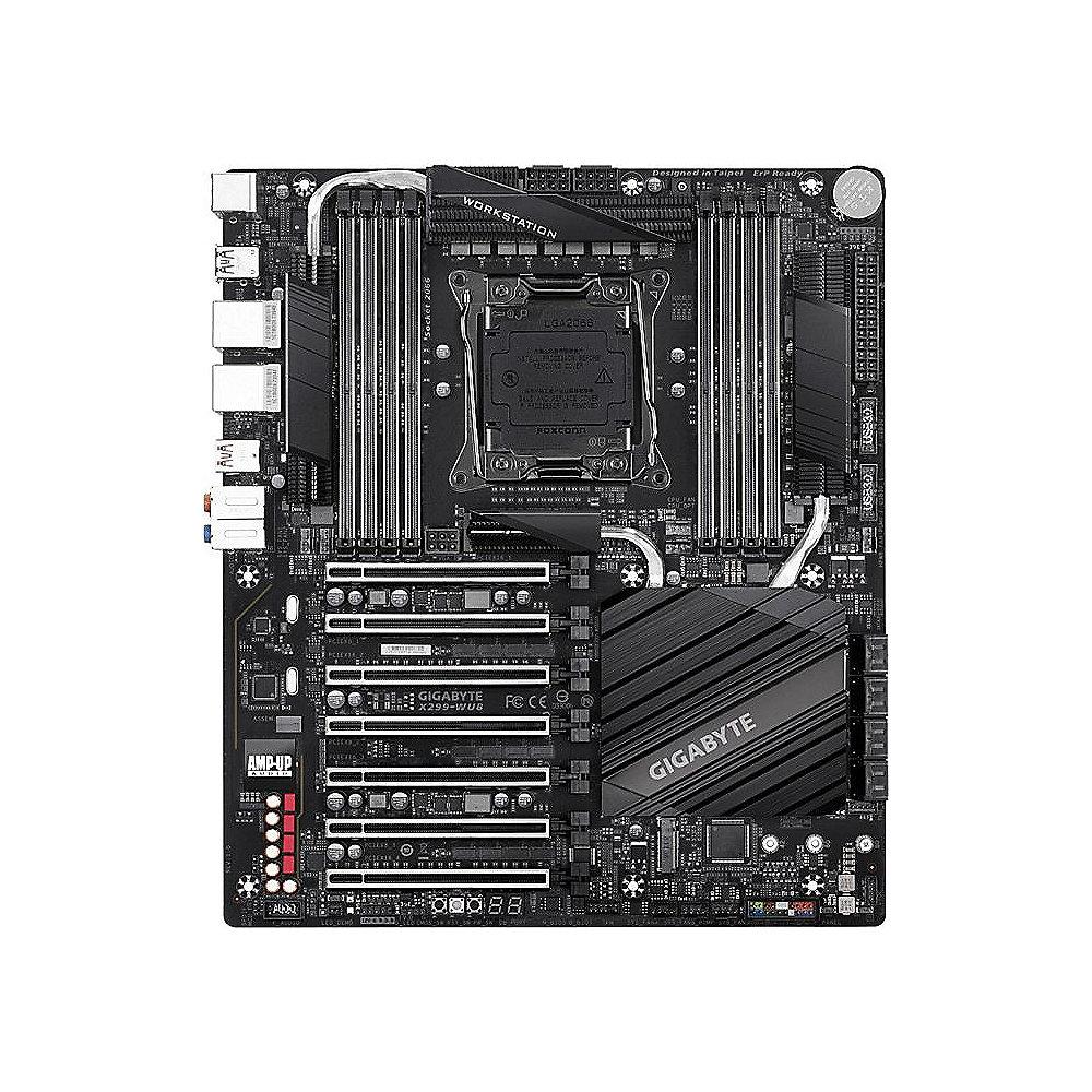 Gigabyte X299-WU8 (Basin Fall) EATX Sockel 2066 2x GL/USB3.1(Gen2 Typ C)/M.2, Gigabyte, X299-WU8, Basin, Fall, EATX, Sockel, 2066, 2x, GL/USB3.1, Gen2, Typ, C, /M.2