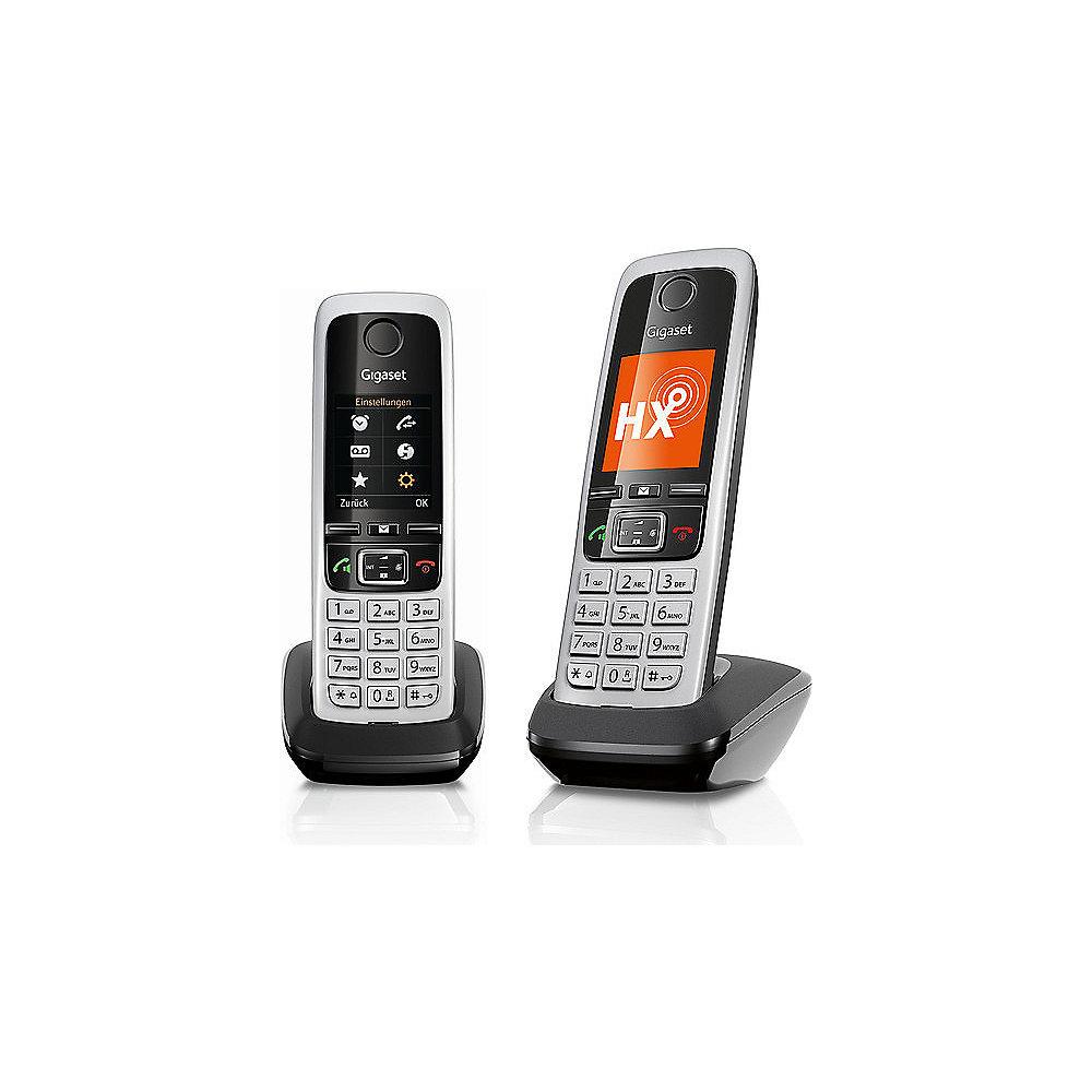 Gigaset C430HX Duo 2x Universal-Mobilteil für VoIP-Router mit DECT DECT-CATiq