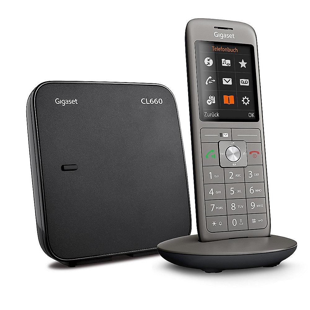 Gigaset CL660 schnurloses DECT-Telefon anthrazit, Gigaset, CL660, schnurloses, DECT-Telefon, anthrazit