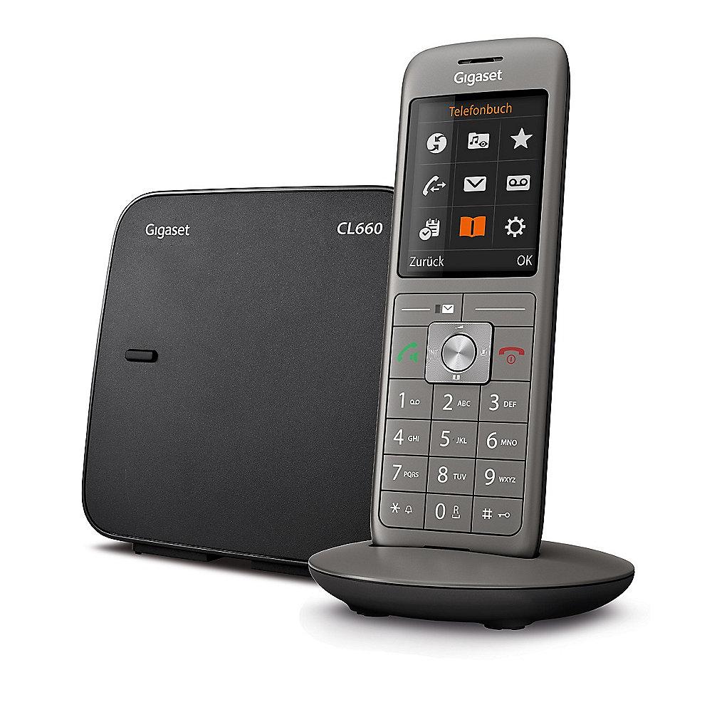 Gigaset CL660 schnurloses DECT-Telefon anthrazit