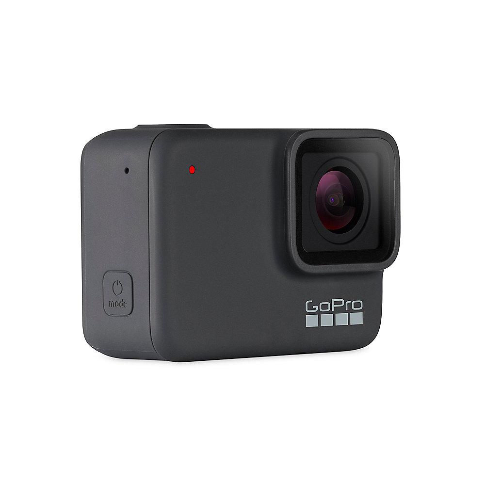 GoPro Hero 7 Silver 4K-Action Cam wasserdicht Sprachsteuerung Touchscreen