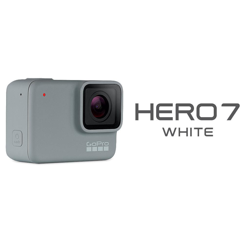 GoPro Hero 7 White Action Cam wasserdicht Sprachsteuerung Touchscreen