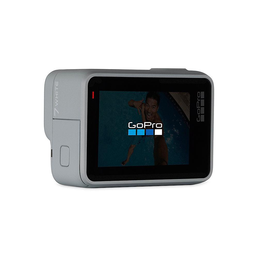 GoPro Hero 7 White Action Cam wasserdicht Sprachsteuerung Touchscreen