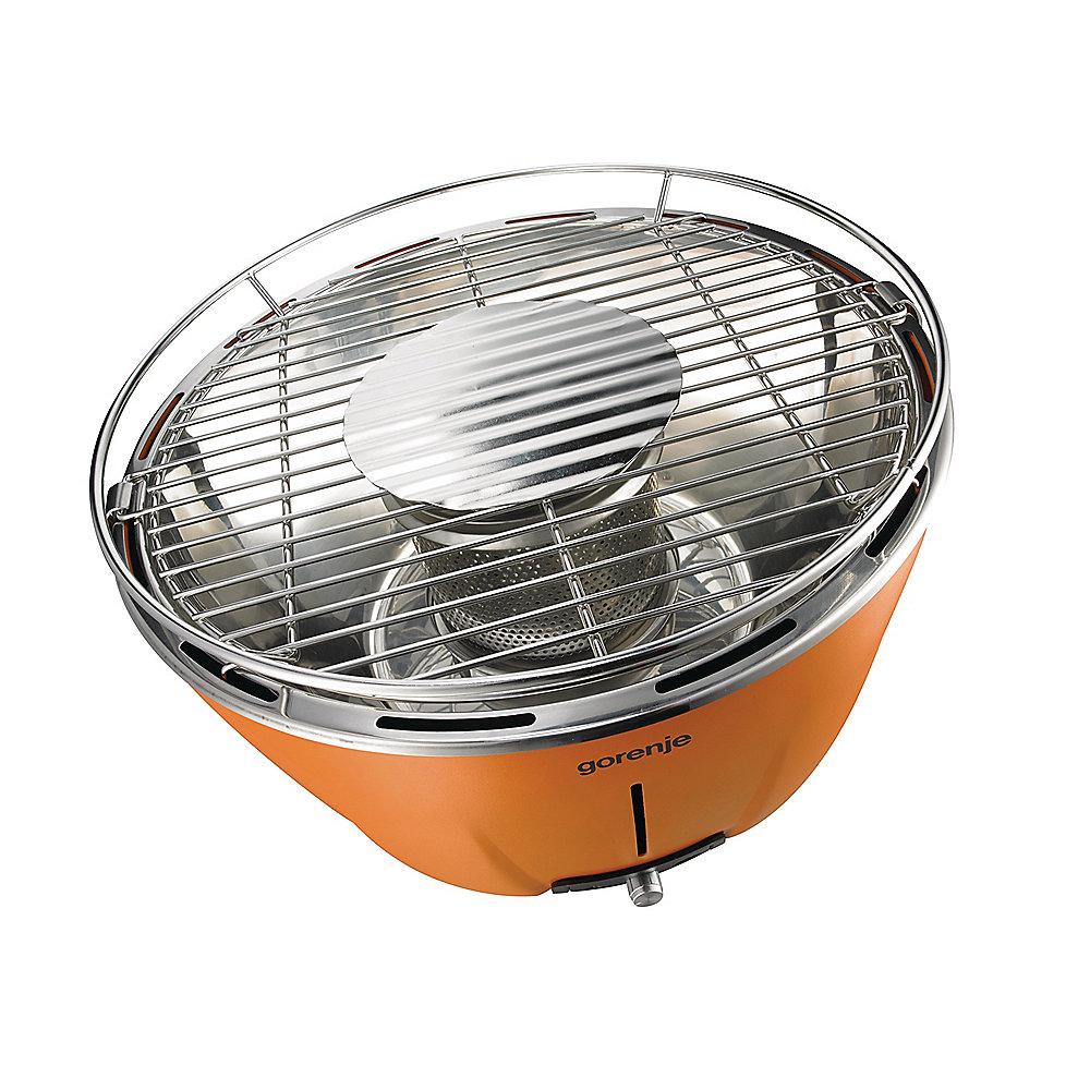 Gorenje BarbyQ OY Holzkohle Tischgrill Orange