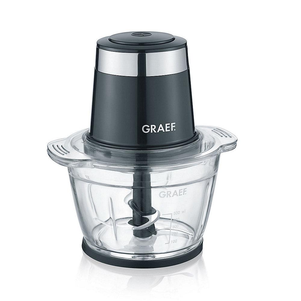 Graef CH 502 Zerkleinerer, 500W, 1l, schwarz, Graef, CH, 502, Zerkleinerer, 500W, 1l, schwarz