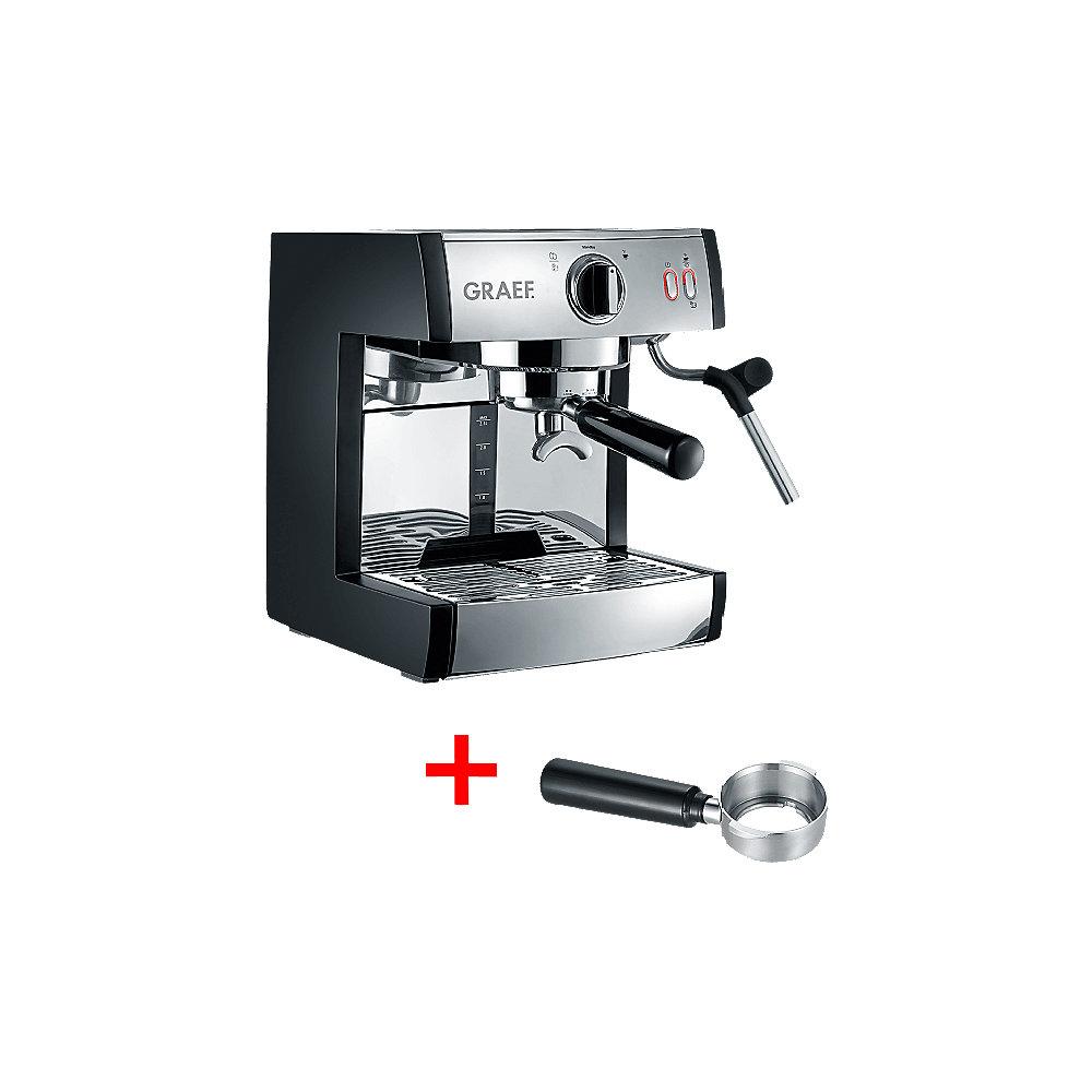 Graef ES702EU01 pivalla Espressomaschine inkl. Kapselsystemhalter schwarz, Graef, ES702EU01, pivalla, Espressomaschine, inkl., Kapselsystemhalter, schwarz