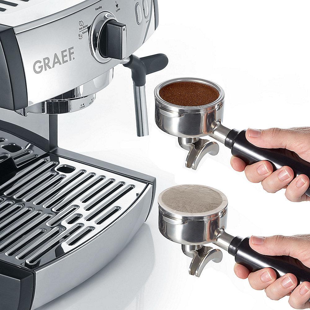 Graef ES702EU01 pivalla Espressomaschine inkl. Kapselsystemhalter schwarz, Graef, ES702EU01, pivalla, Espressomaschine, inkl., Kapselsystemhalter, schwarz