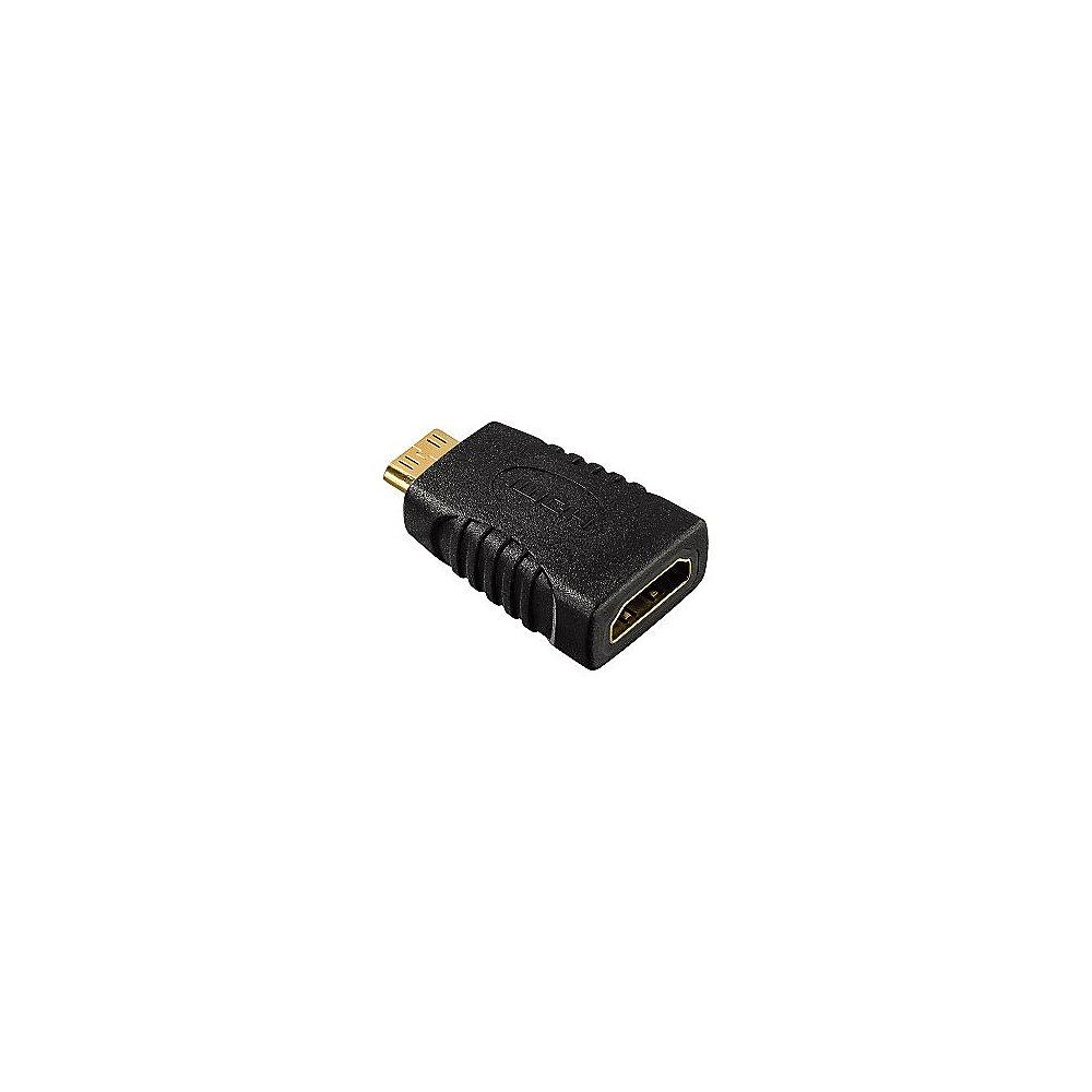 Hama HDMI Kabel 1,5m Typ-A High Speed 4K UHD St./St. schwarz   2x HDMI Adapter