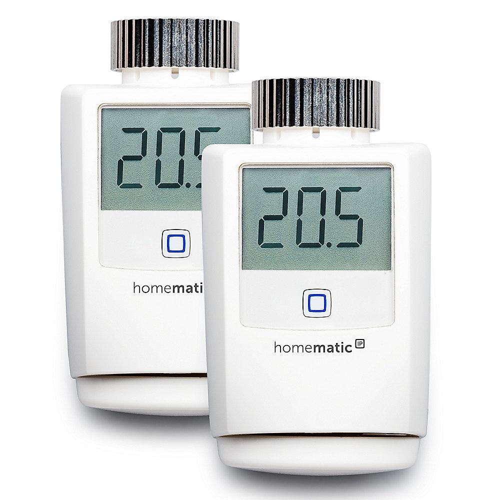 Homematic IP 2er Set Heizkörperthermostat HMIP-eTRV