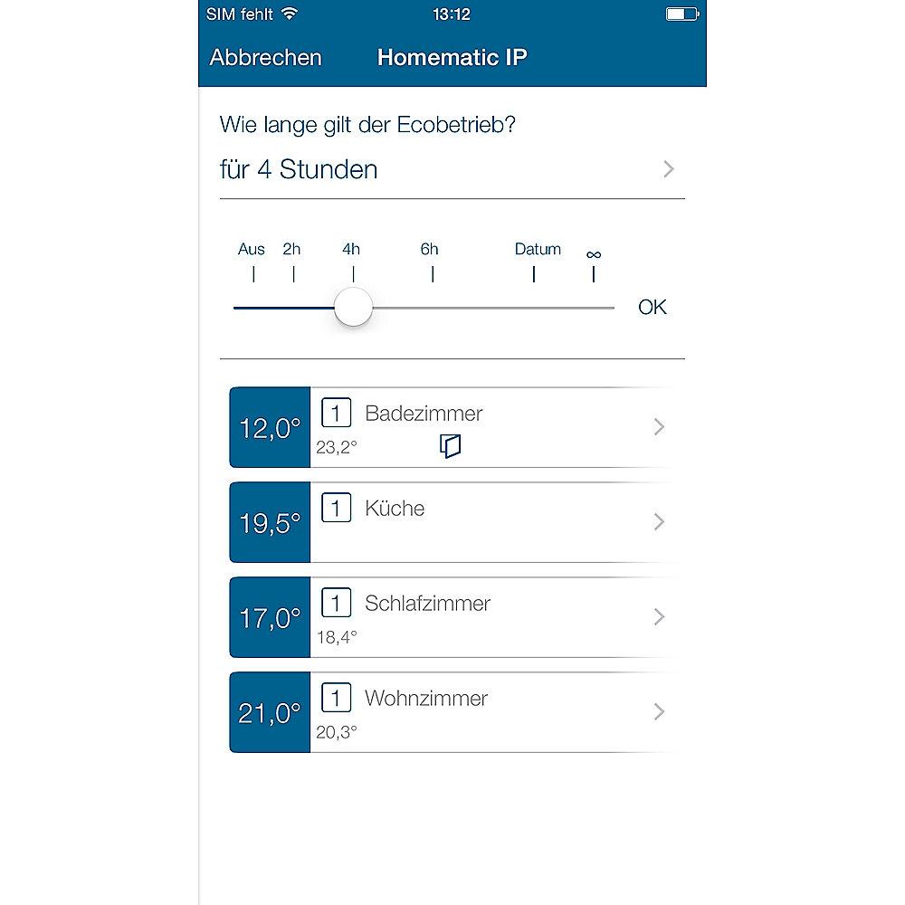 Homematic IP Einsteigerset Heizen mit 2xHeizkörperthermostat 1xFensterkontakt