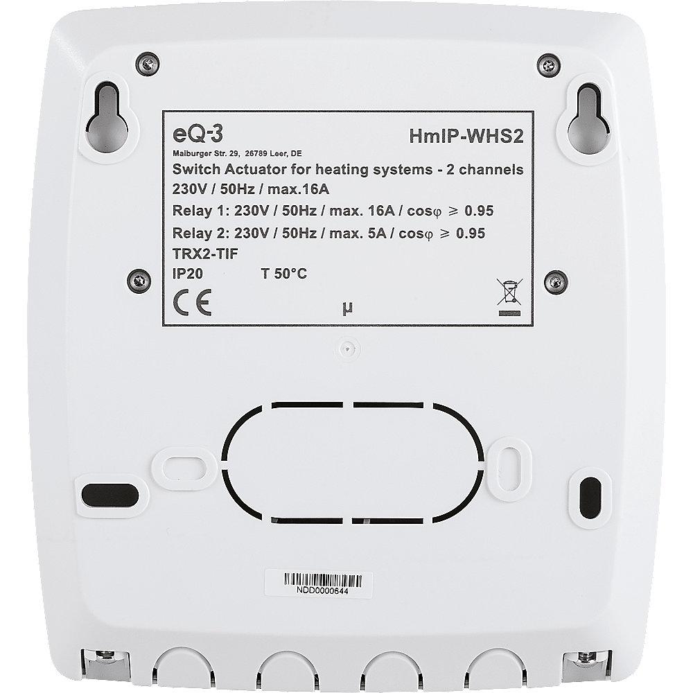 Homematic IP Schaltaktor für Heizungsanlagen 2-fach HmIP-WHS2