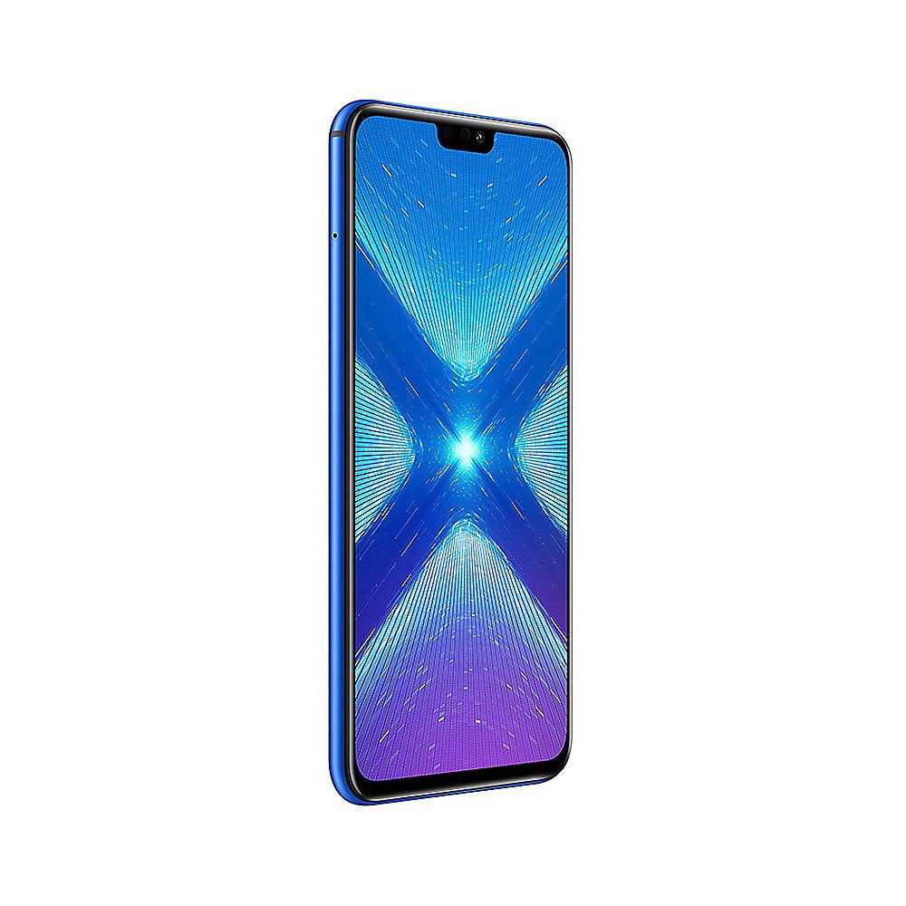 Honor 8X blue Android 8.1 Smartphone mit Dual-Kamera